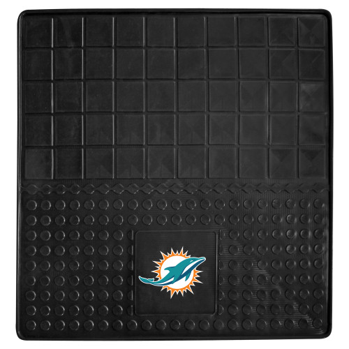 31" x 31" Black and Blue NFL Miami Dolphins Cargo Mat - IMAGE 1