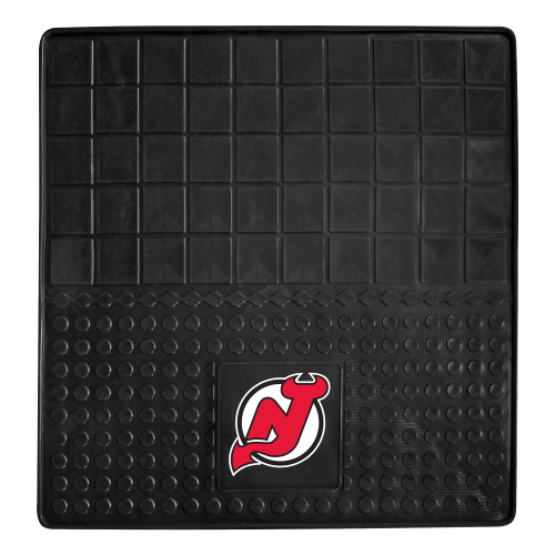 31" x 31" Black and Red NHL New Jersey Devils Cargo Mat - IMAGE 1