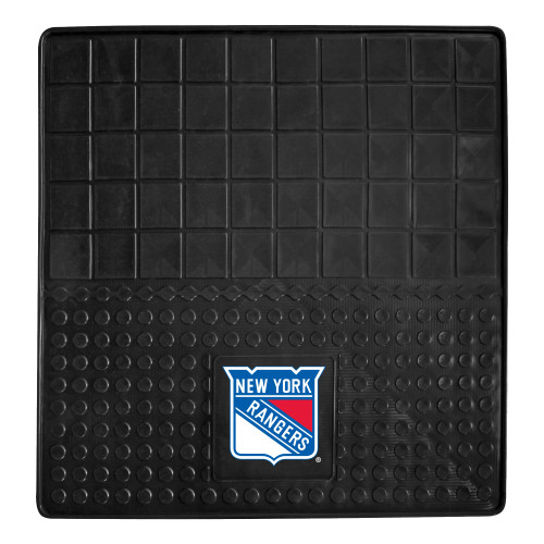 31" x 31" Black and Blue NHL New York Rangers Cargo Mat - IMAGE 1