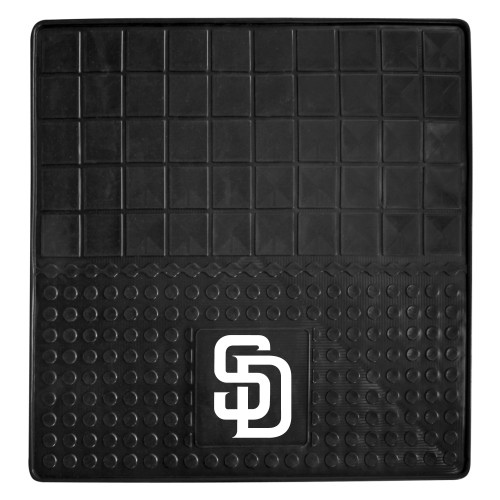 31" x 31" Black and White MLB San Diego Padres Cargo Mat for Car Trunk - IMAGE 1