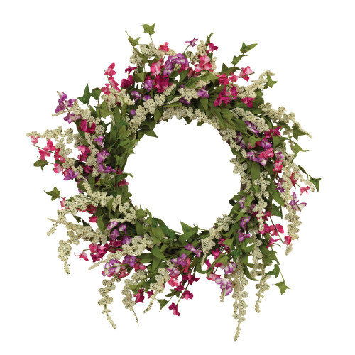 Dusty Miller Artificial Christmas Wreath - 24-Inch, Unlit - IMAGE 1