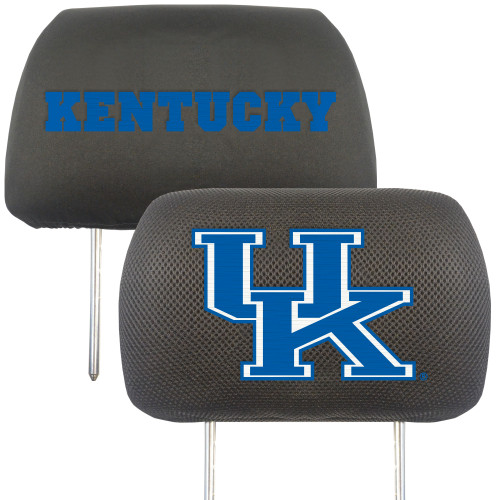 NCAA University of Kentucky Wildcats Head Rest Cover Automotive Accessory - IMAGE 1