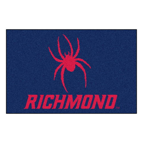 19" x 30" Blue and Red NCAA University of Richmond Spiders Starter Door Mat - IMAGE 1