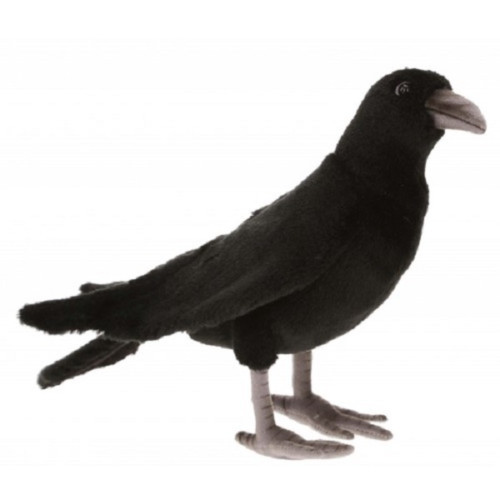 Handcrafted Plush Standing Crow Stuffed Animals - 12" - Set of 4 - IMAGE 1