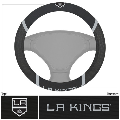 NHL Los Angeles Kings Steering Wheel Cover Automotive Accessory - IMAGE 1