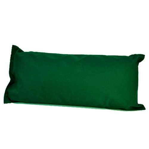 33" Solid Green Hammock Rectangular Pillow with Tie-offs - IMAGE 1