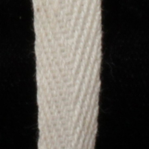 Ivory Solid Twill Craft Ribbon 0.75" x 120 Yards - IMAGE 1