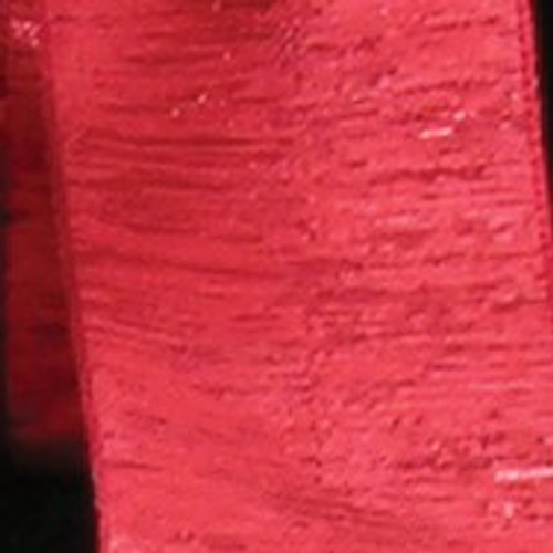 Red Glitter Wired Craft Ribbon 0.75" x 108 Yards - IMAGE 1