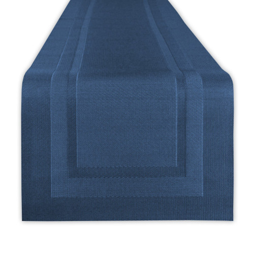 14" x 72" Nautical Blue Double Frame Table Runner - IMAGE 1