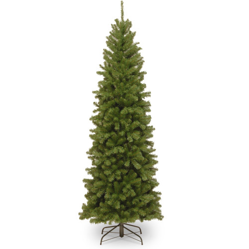 6’ North Valley Spruce Pencil Slim Artificial Christmas Tree, Unlit - IMAGE 1