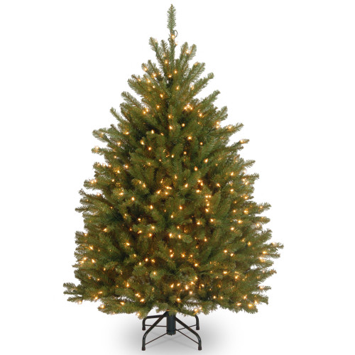 4’ Pre-Lit Dunhill Fir Artificial Christmas Tree - Clear Lights - IMAGE 1
