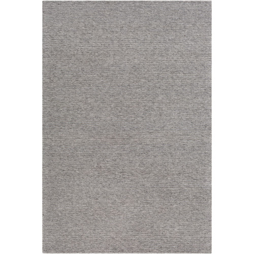 2' x 3' Textured Gray Handwoven Rectangular Area Throw Rug - IMAGE 1