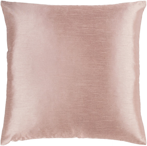22" Peach Square Throw Pillow Cover - IMAGE 1