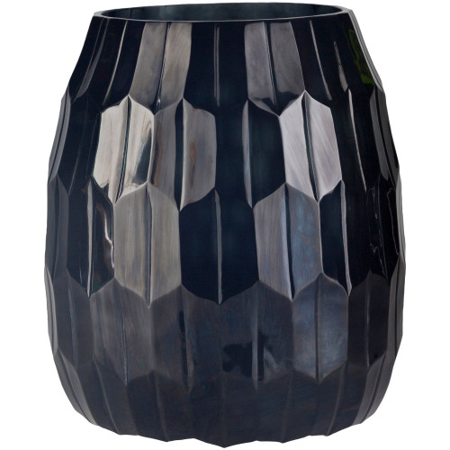 13" Brown Contemporary Style Glass Vase Tabletop Decor - IMAGE 1