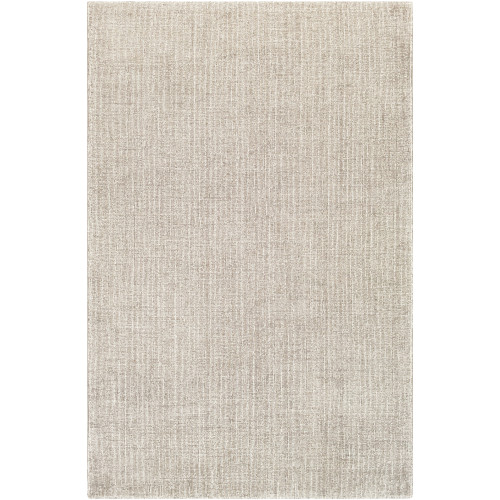 5' x 7.5' Solid Gray Rectangular Area Throw Rug - IMAGE 1