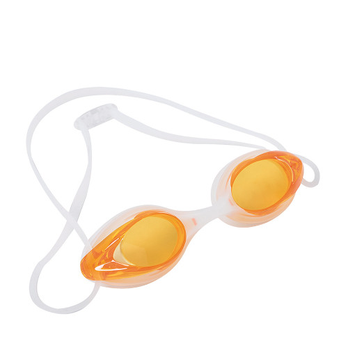 8.5" Orange Competition Swimming Pool Goggles - IMAGE 1