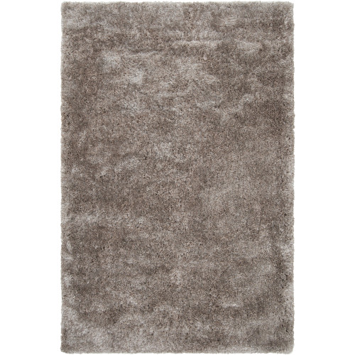 9' x 12' Solid Taupe Brown Hand Woven Rectangular Area Throw Rug - IMAGE 1