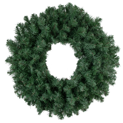 Colorado Spruce Artificial Christmas Wreath - 24" - Unlit - IMAGE 1
