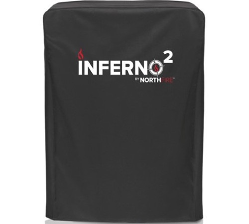 17” Black Nylon Waterproof Grill Cover for the Inferno 2 Grill - IMAGE 1
