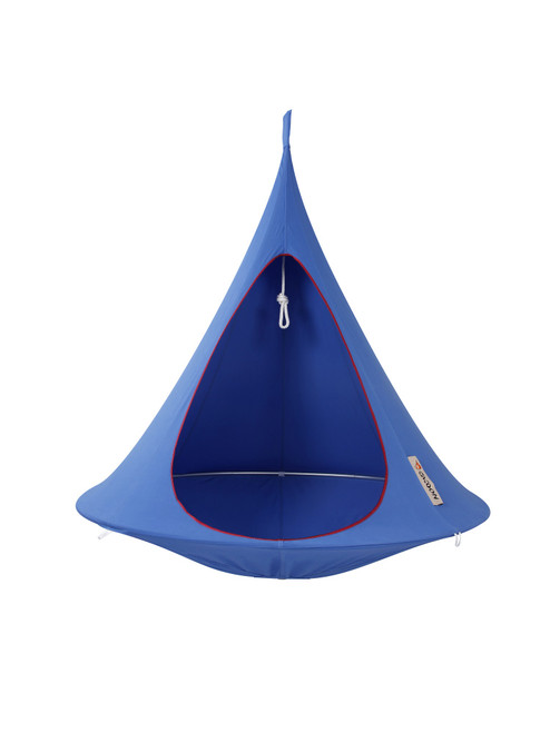 60” Blue Heavy Duty Hanging Cacoon Chair with Hanging Hardware - IMAGE 1
