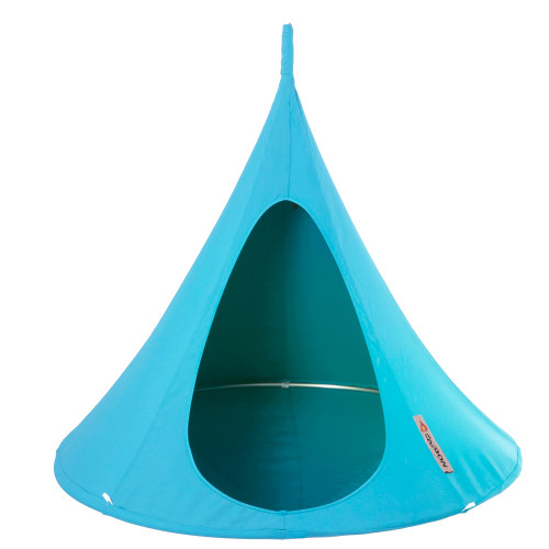 48” Light Blue Children’s Bonsai Cacoon Chair with Hanging Hardware - IMAGE 1