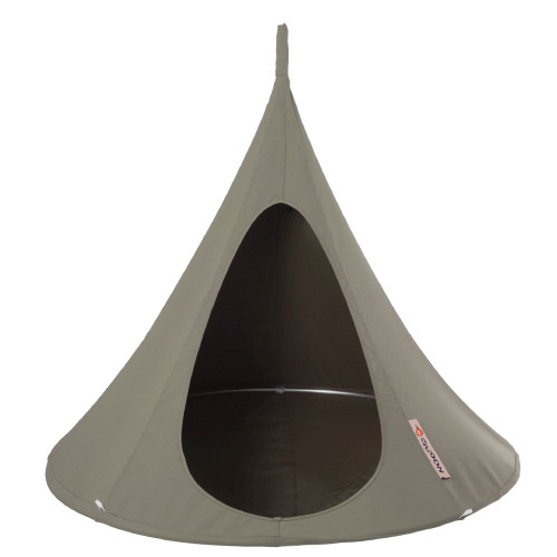 60” Brown Heavy Duty Hanging Cacoon Chair with Hanging Hardware - IMAGE 1