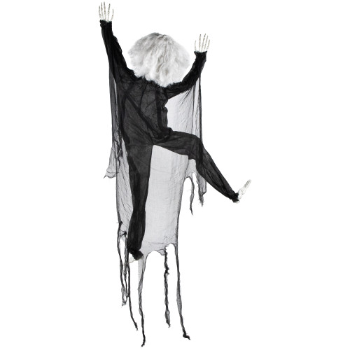 Climbing Dead Zombie Halloween Wall Hanging Decoration - 4.5' - IMAGE 1