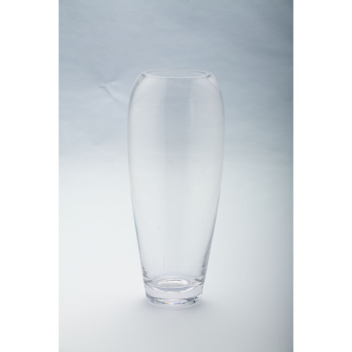 11.5" Clear Solid Cylindrical Glass Vase - IMAGE 1