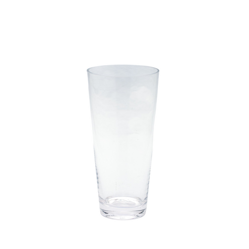 10" Clear Solid Cylindrical Shaped Glass Vase - IMAGE 1
