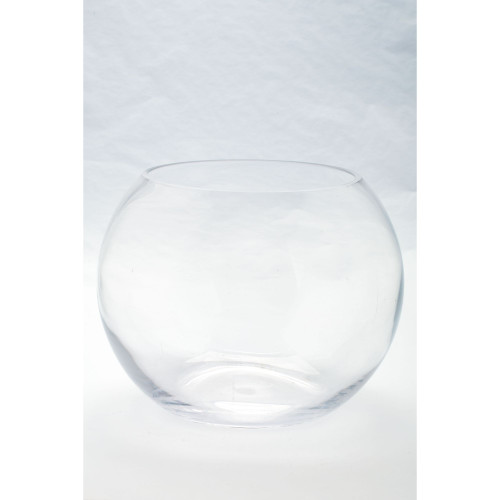 12" Clear Glass Bubble Bowl Floating Tealight Candle Holder - IMAGE 1