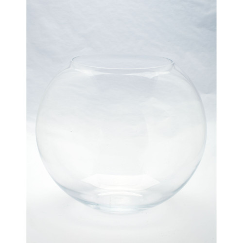 14" Clear Glass Bubble Bowl Floating Tealight Candle Holder - IMAGE 1
