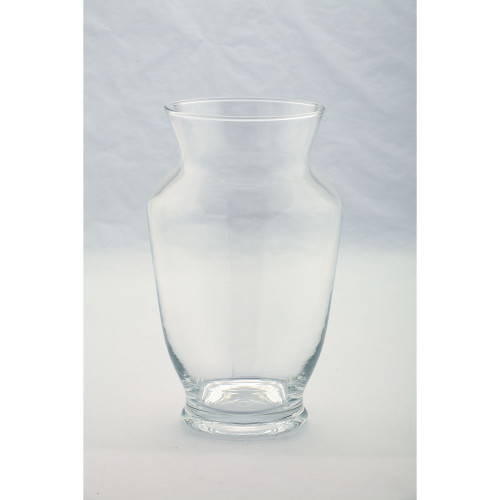 11" Clear Glass Flower Bud Vase Tabletop Decor - IMAGE 1