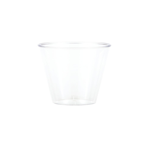 Club Pack of 96 Clear Classic Accented Glasses 9 oz. - IMAGE 1