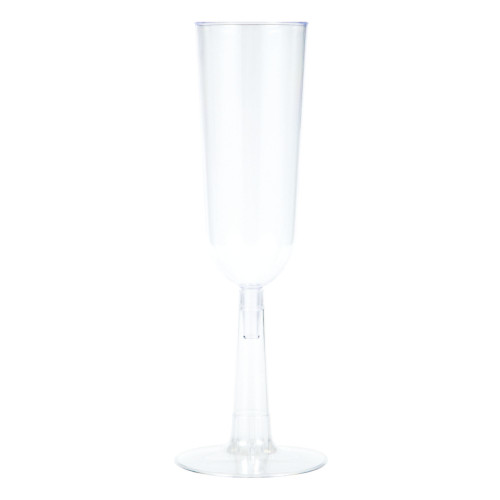 Champagne Party Flutes - 5" - Clear - Club Pack of 48 - IMAGE 1