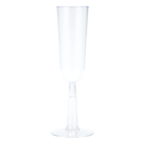 Club Pack of 48 Clear Champagne Flutes 5" - IMAGE 1