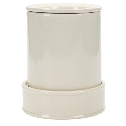 Duo Dipper Hot Cold Ceramic Serving Container Set - 6.5" - IMAGE 1