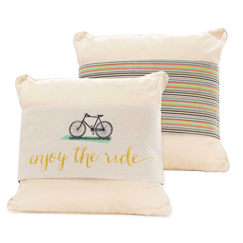 Enjoy The Ride Reversible Throw Pillow Jacket - 36" - IMAGE 1
