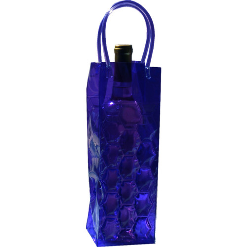 12" Pop 1 Midnight Blue Insulated Chill Plastic Bottle Bags - IMAGE 1