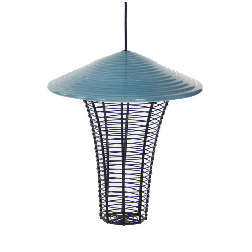 10 Blue Heavy Duty Prairie Bird Feeder For Small Birds