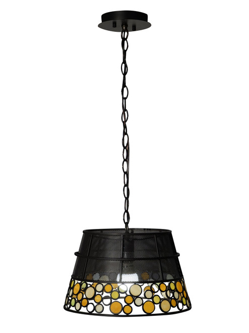 60" Pasqual Hand Rolled Mini Pendant Light - IMAGE 1