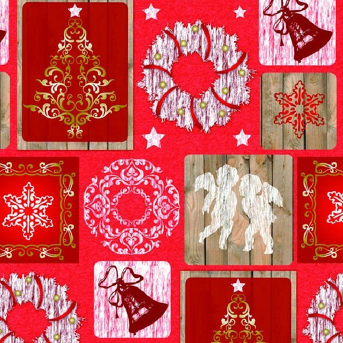 Pack of 60 Christmas Collage Lunch Napkins 6.5" - IMAGE 1