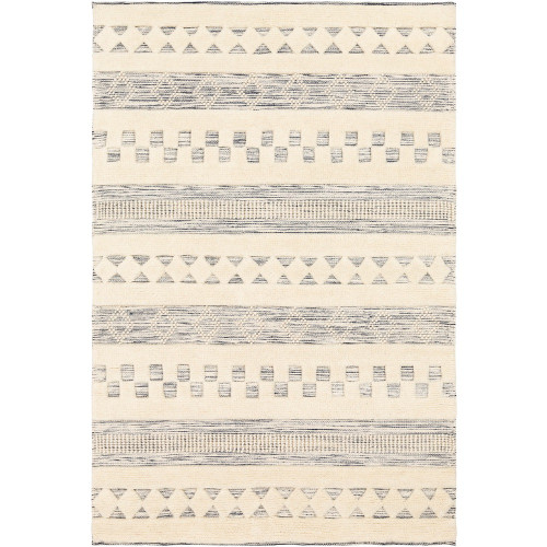 2'6” x 8’ Beige and Brown Scandinavian Pattern Rectangular Area Throw Rug Runner - IMAGE 1