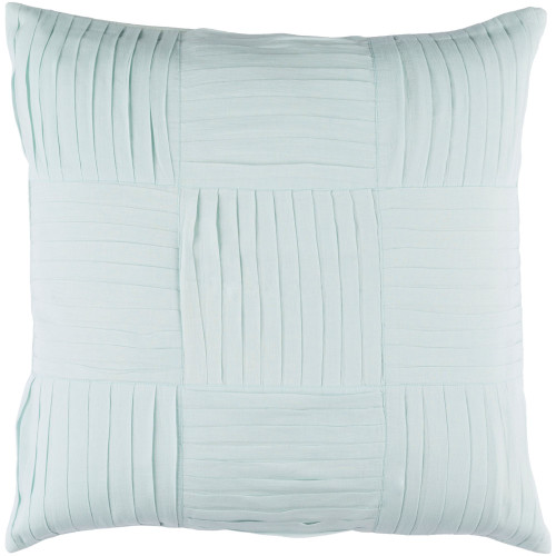 18" Pistachio Green Solid Square Throw Pillow Cover - IMAGE 1