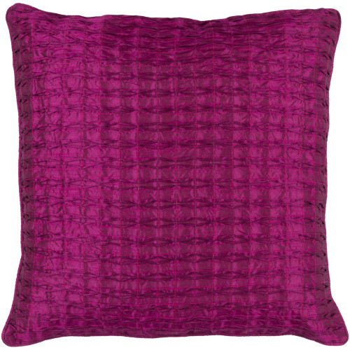 22" Purple Geometric Woven Square Throw Pillow Cover - IMAGE 1