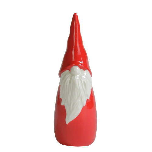 8.75" Red and White Santa Gnome Christmas Tabletop Decor - IMAGE 1