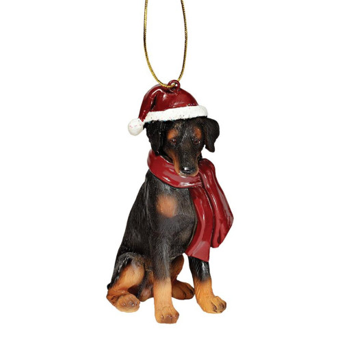 Doberman Pinscher Dog Christmas Ornament - 4" - IMAGE 1