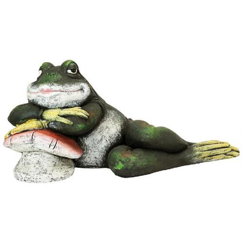 29" Bert the Flirtatious Frog Toad Outdoor Garden Statue - IMAGE 1