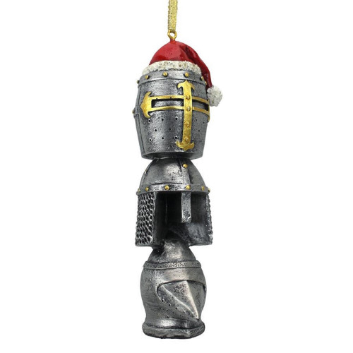 5" Medieval Helms Totem Christmas Ornament - IMAGE 1