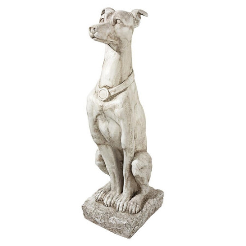 30" Whippet Greyhound Sentinel Dog Outdoor Garden Statue - IMAGE 1