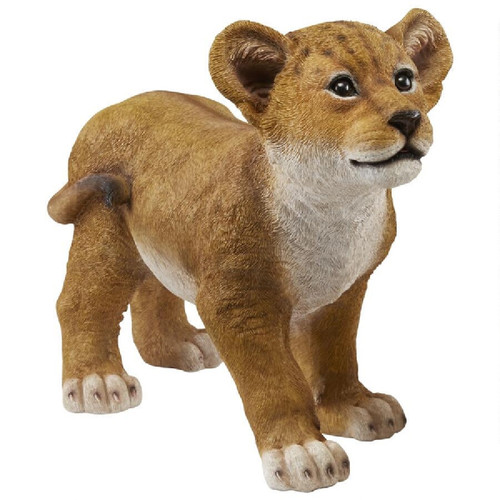 18" Lion Cubs of the Sahara Animal Outdoor Statue - IMAGE 1